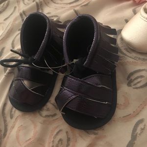 Brand new baby girl navy blue fridge sandals
